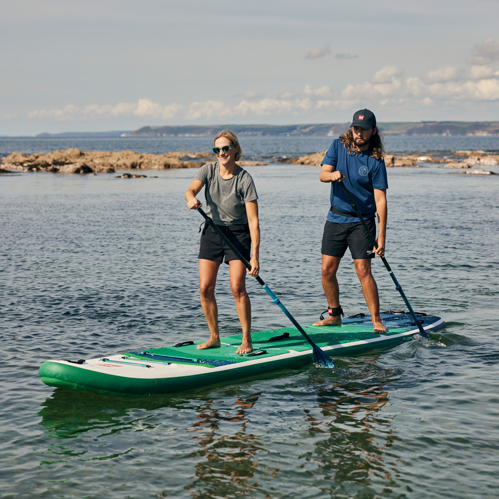 red paddle Tandem 15.0 aufblasbares SUP-Board Grün Vorteilspaket 5