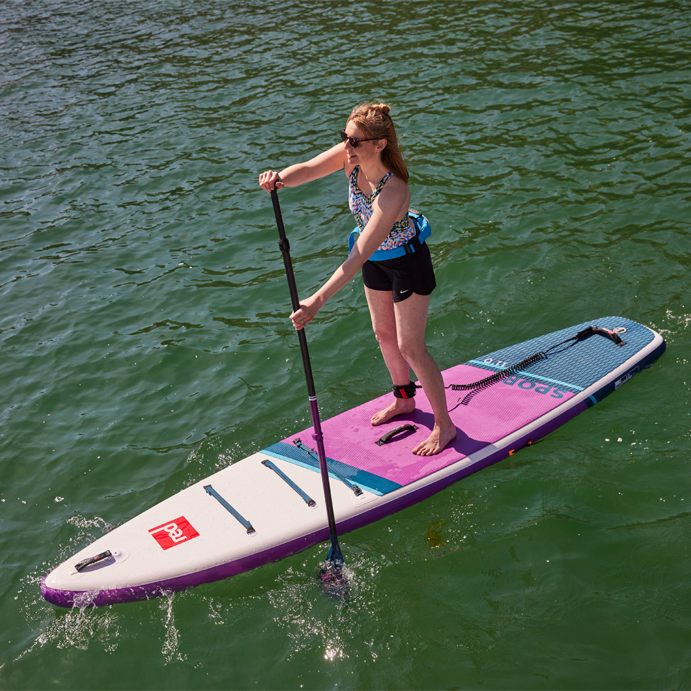 red paddle Hybrid Tough lila SUP-Paddel verstellbar 2