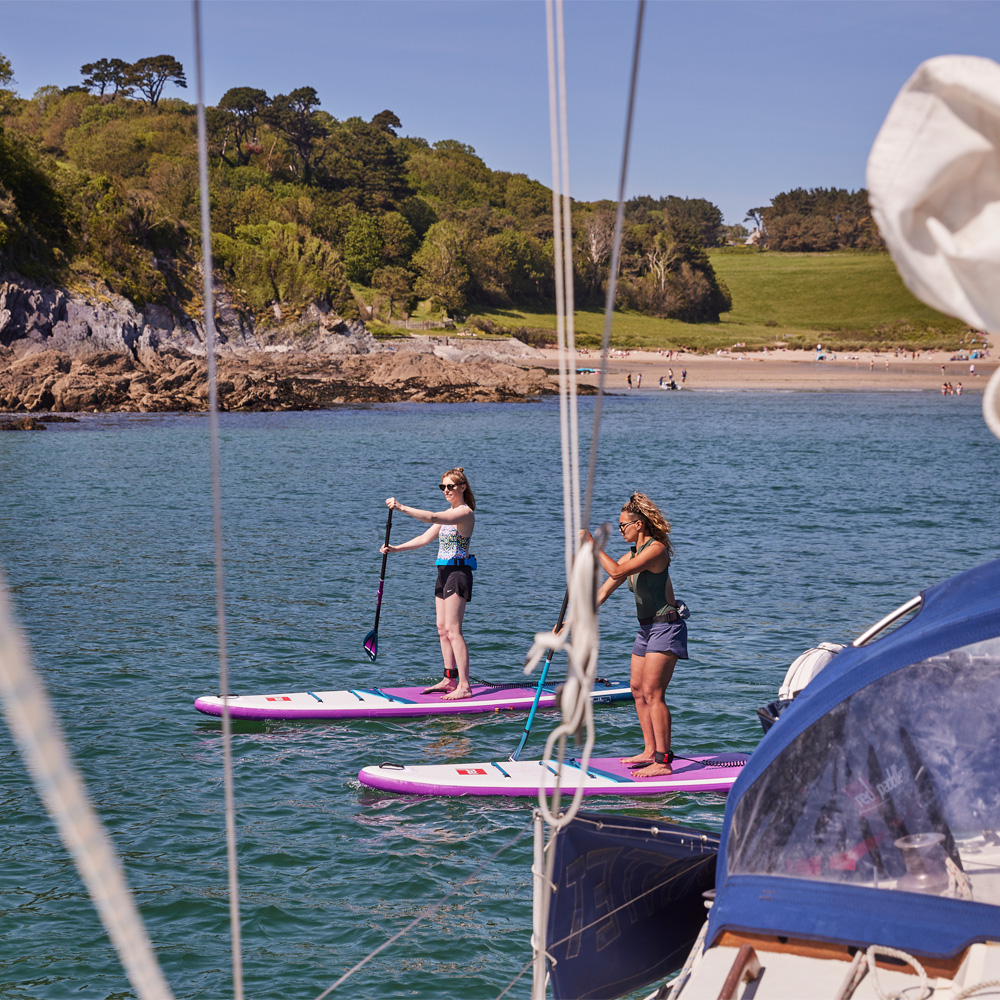 red paddle Hybrid Carbon blaues SUP-Paddel verstellbar 4