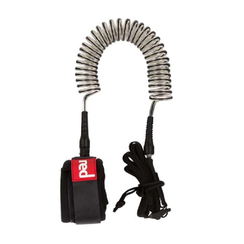 red paddle Coiled SUP-Leash 4
