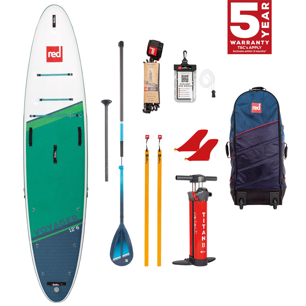 red paddle Voyager HT 12.6 aufblasbares SUP-Paket foto 1