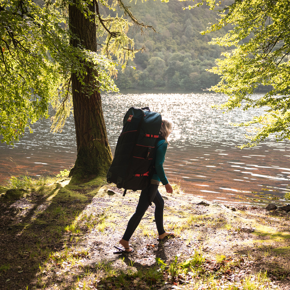 red paddle Voyager HT 13.2 aufblasbares SUP Grün Vorteilspaket 4
