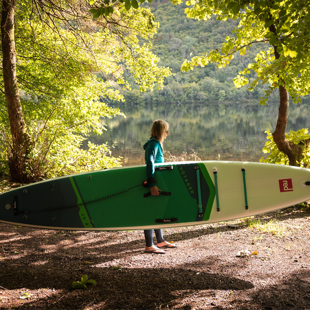 red paddle Voyager HT 13.2 aufblasbares SUP Grün Vorteilspaket 5