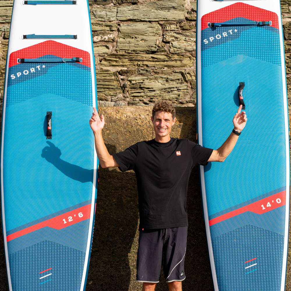 red paddle Sport+ HT 14 aufblasbares SUP blau Vorteilspaket 6