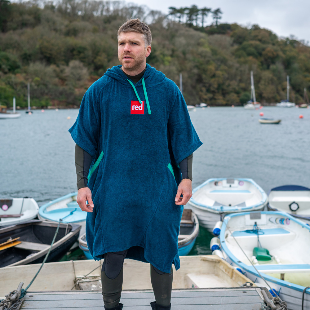 red paddle Luxury Umkleideponcho navy 5