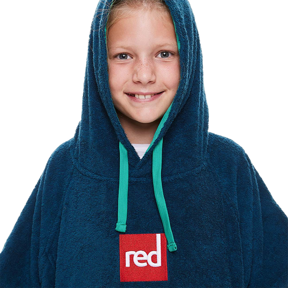 red paddle Luxury Umkleideponcho Kinder navy 3