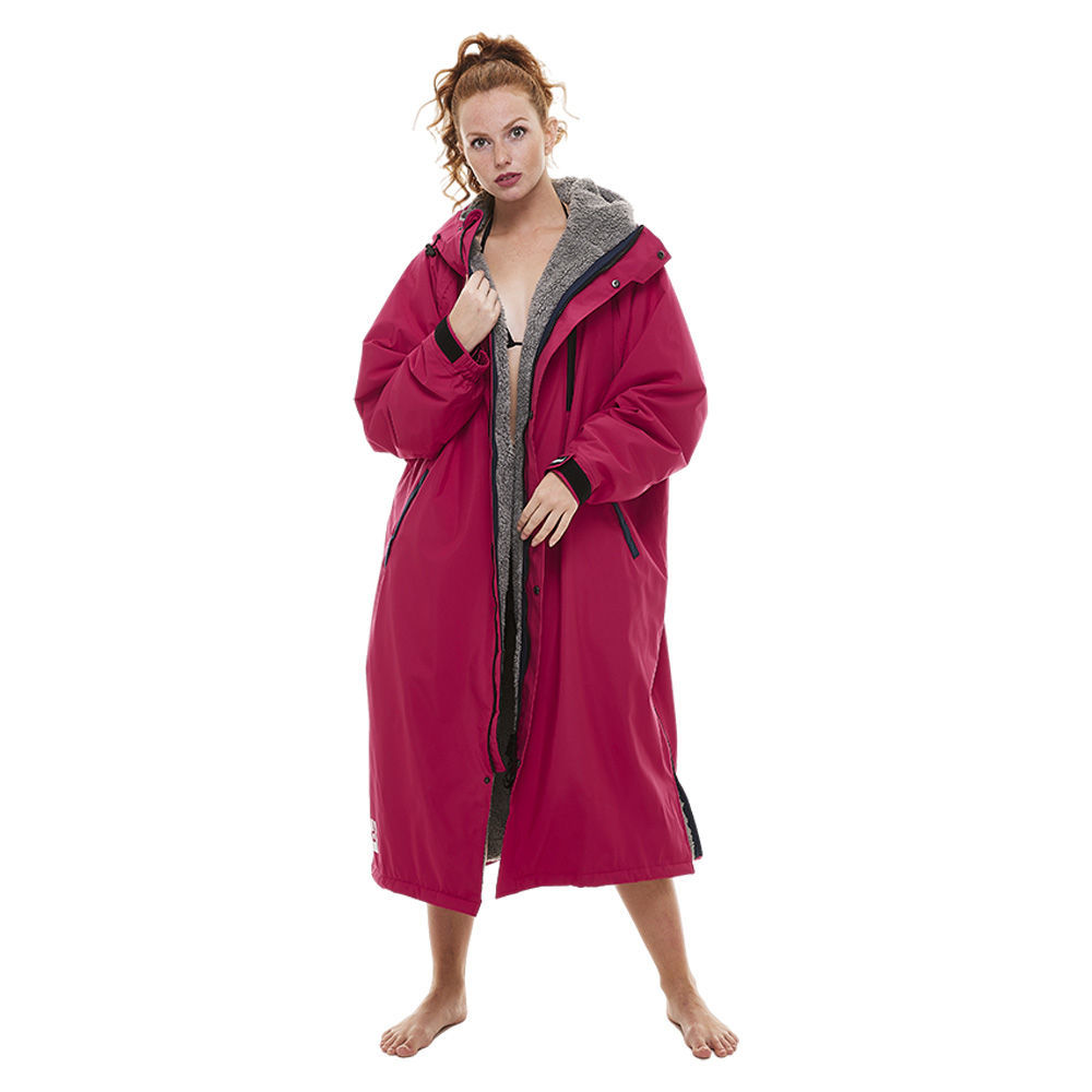 red paddle Wechseljacke Poncho mit langen Ärmeln Fuchsia foto 1