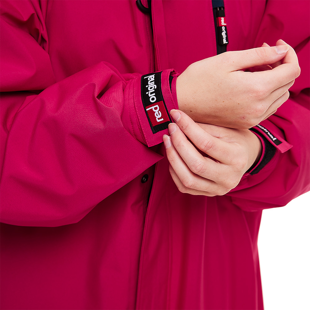 red paddle Wechseljacke Poncho mit langen Ärmeln Fuchsia 4