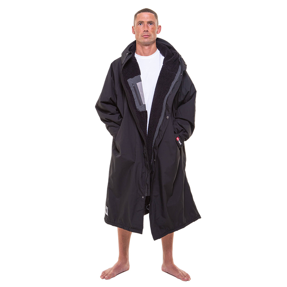 red paddle Pro Change Jacke Poncho mit langen Ärmeln Schwarz foto 1