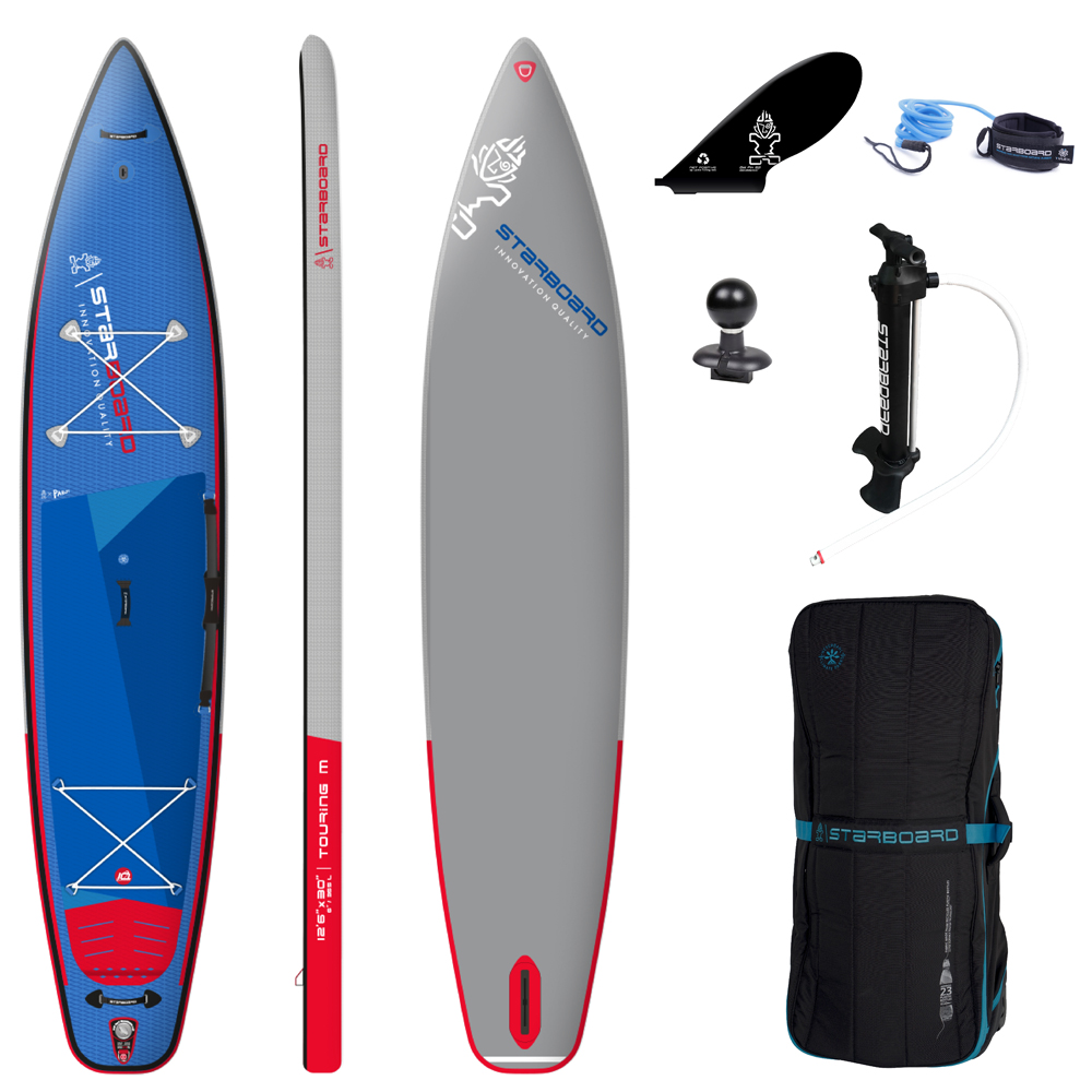 Starboard aufblasbares sup 12.6 touring m deluxe single chamber vorteilspaket foto 1