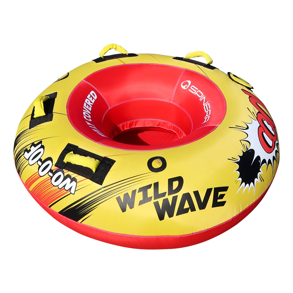 Wild Wave 1 Person Fun Tube Rot/Gelb
