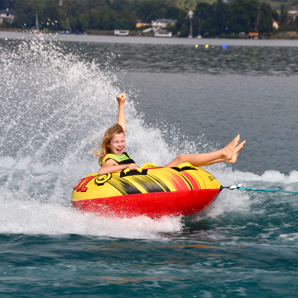 Spinera Wild Wave 1 Person Fun Tube Rot/Gelb 4