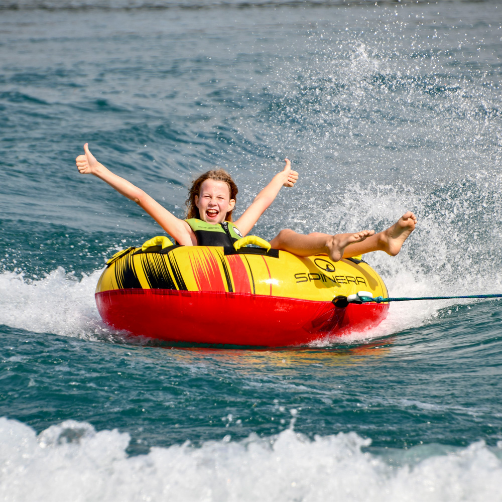 Spinera Wild Wave 1 Person Fun Tube Rot/Gelb 5
