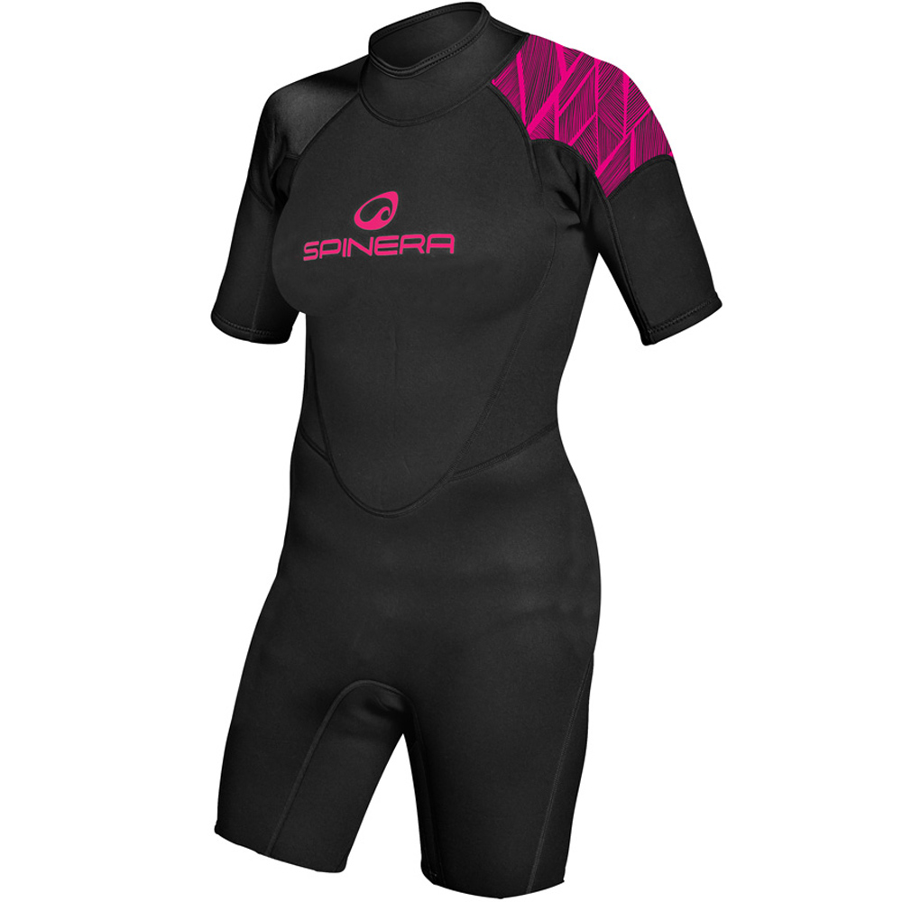 Spinera Kurzer Damen-Neoprenanzug 2/2 rosa 2