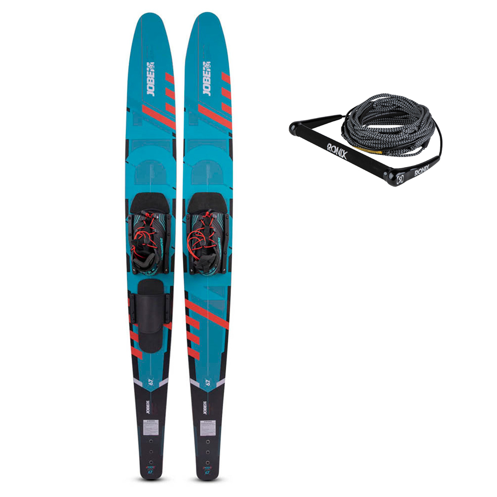 Jobe Mode Combo Wasserski 67 Zoll Paket mit Performance Wasserski Leine foto 1