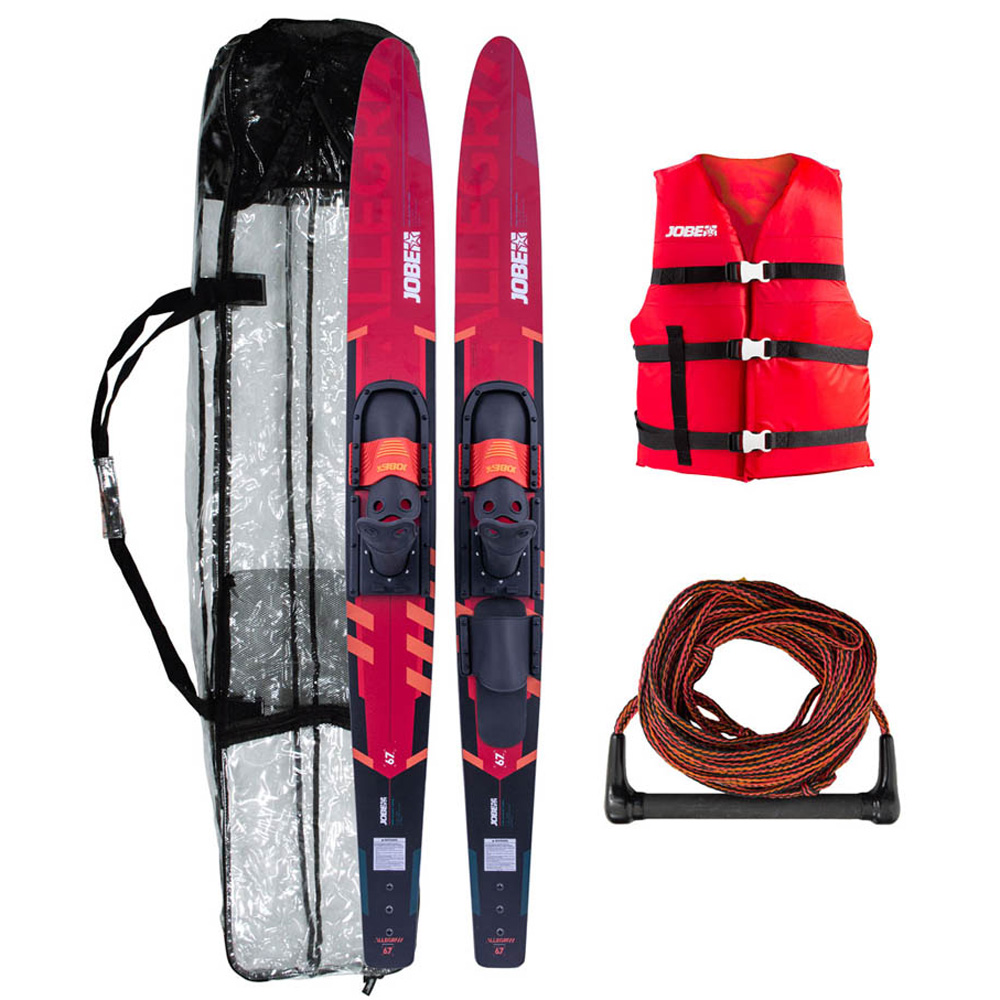 Jobe Allegre 67" Combo Wasserski-Paket Rot 67 Zoll foto 1