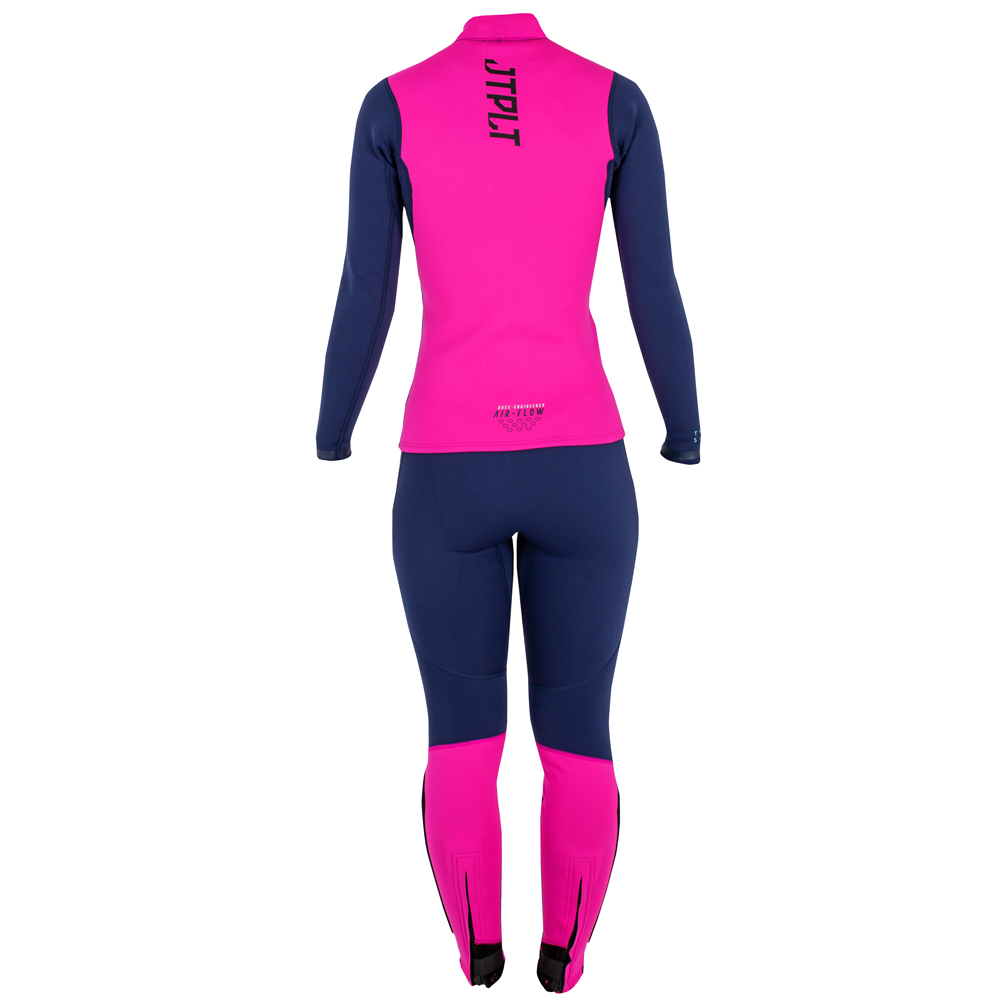 Jetpilot RX Long Jane mit Jacke für Damen in Navy/Rosa 2