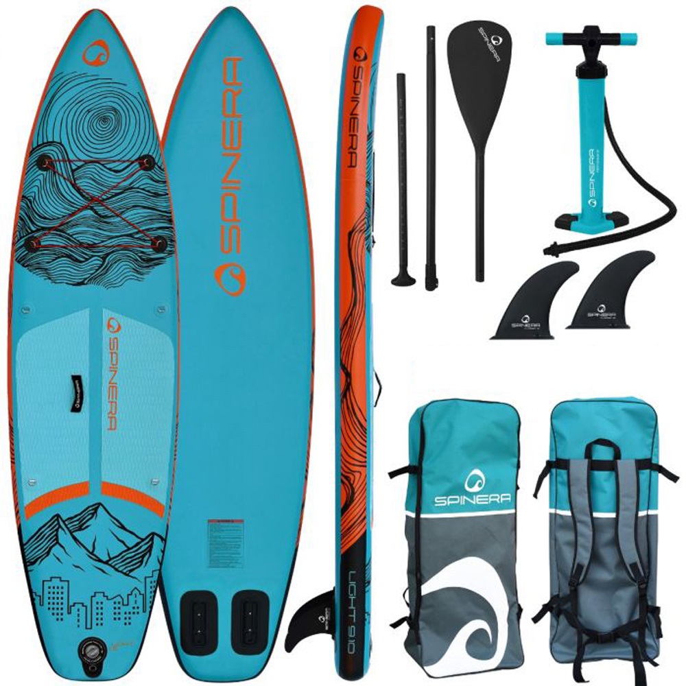 Spinera Aufblasbares SUP Light 9.10 Sparpaket 4