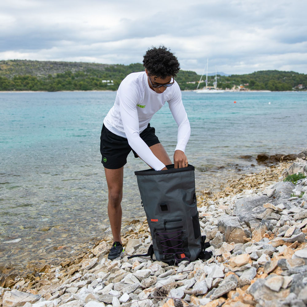 Jobe wasserdichter Tagesrucksack grau 11