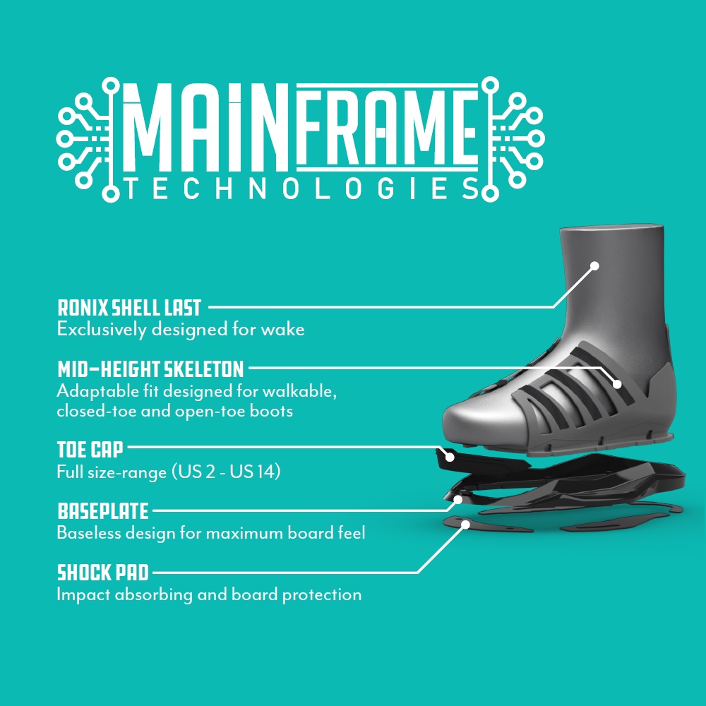 Ronix District Wakeboard-Set 134 cm mit District Bindungen 9