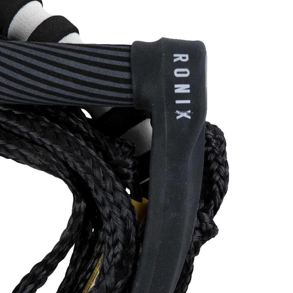 Ronix Silikon-Bungee-Wakesurf-Leine weiß/schwarz 3