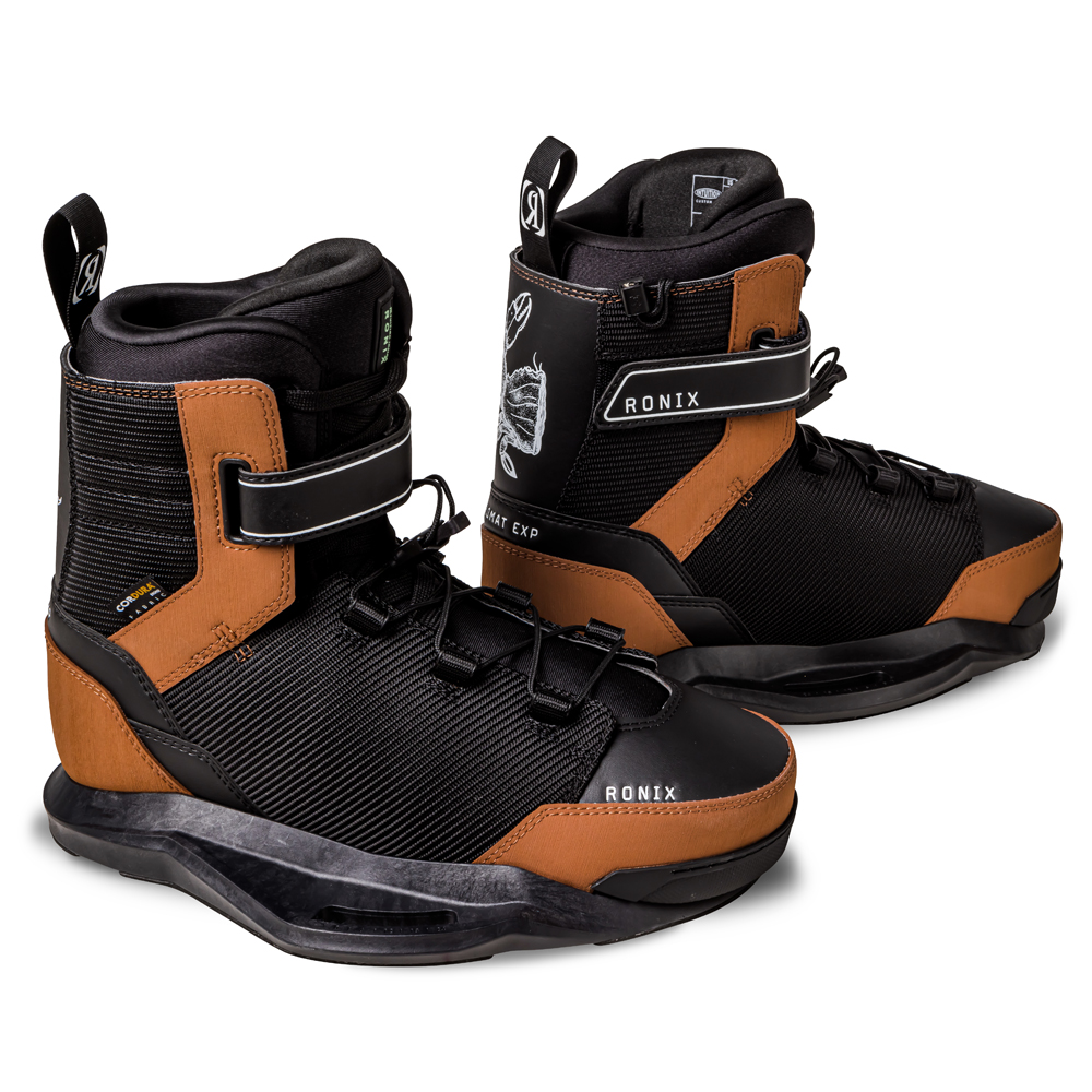 Ronix Diplomat EXP Wakeboard-Bindungen Walk Liner foto 1