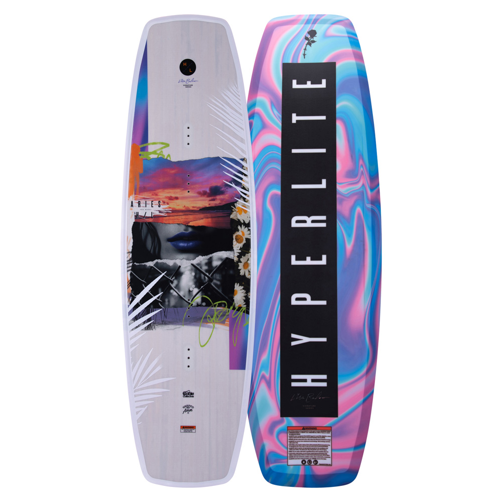 Hyperlite Aries Wakeboard 142 cm mit Zero2 Bindungen 2