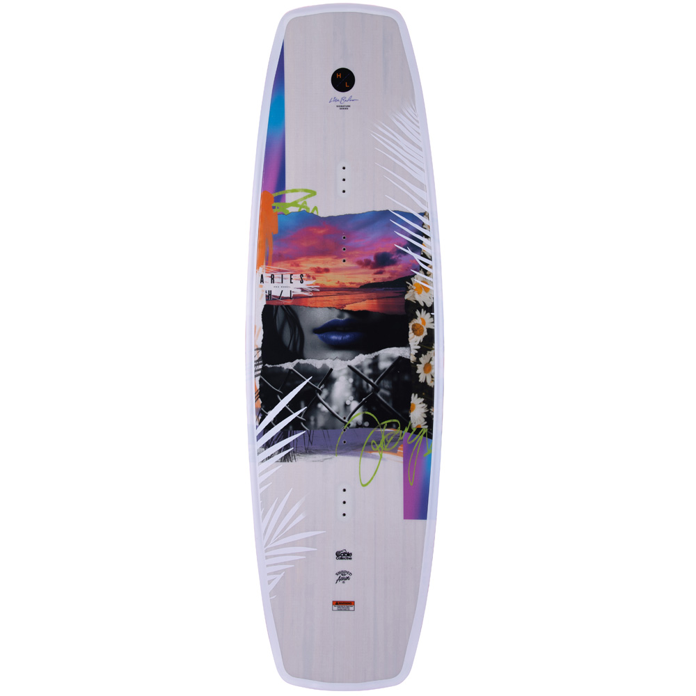 Hyperlite Aries Wakeboard 142 cm mit Zero2 Bindungen 4