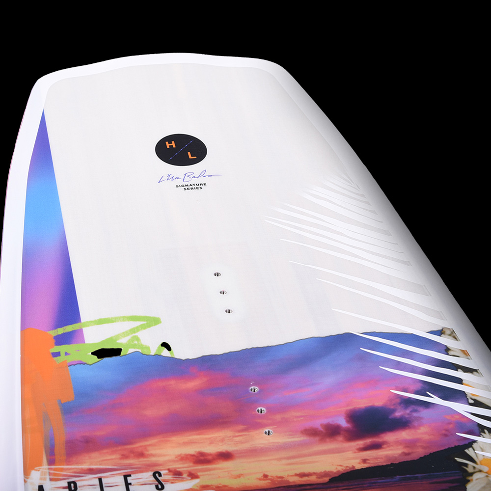 Hyperlite Aries Wakeboard 142 cm mit Zero2 Bindungen 5