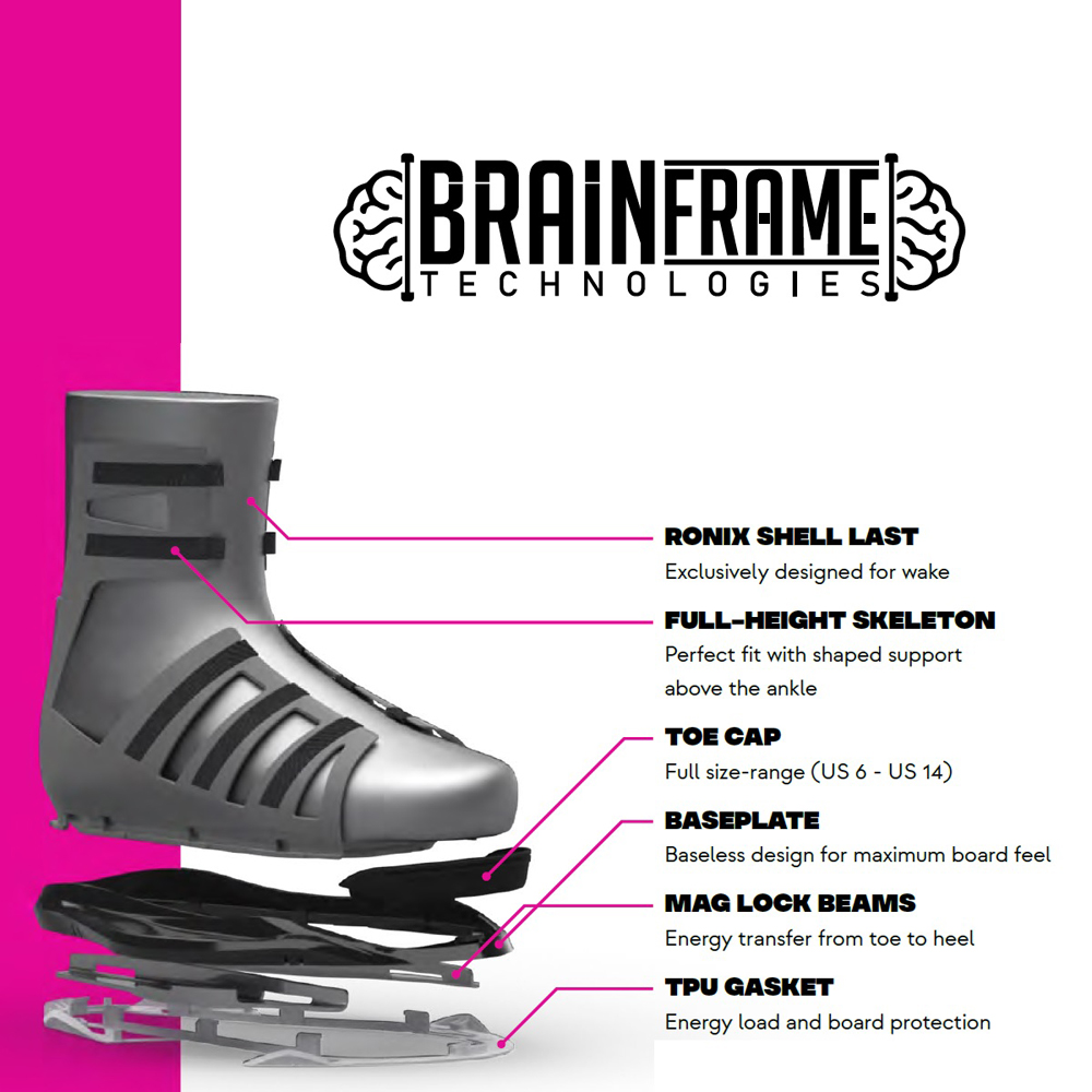 Ronix One Legacy Core Wakeboard-Set 138 cm mit One Bindungen 12