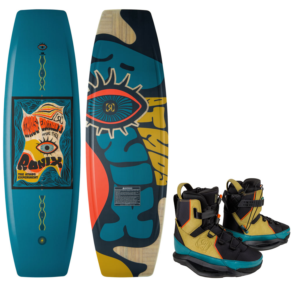 Ronix Atmos Wakeboard-Set 153 cm mit Atmos Bindungen foto 1