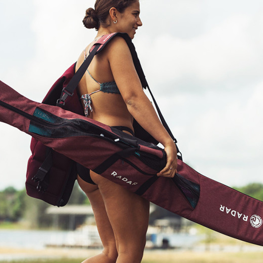 Radar Slalom-Ski-Tasche gefüttert 63-67 Zoll rosa 6