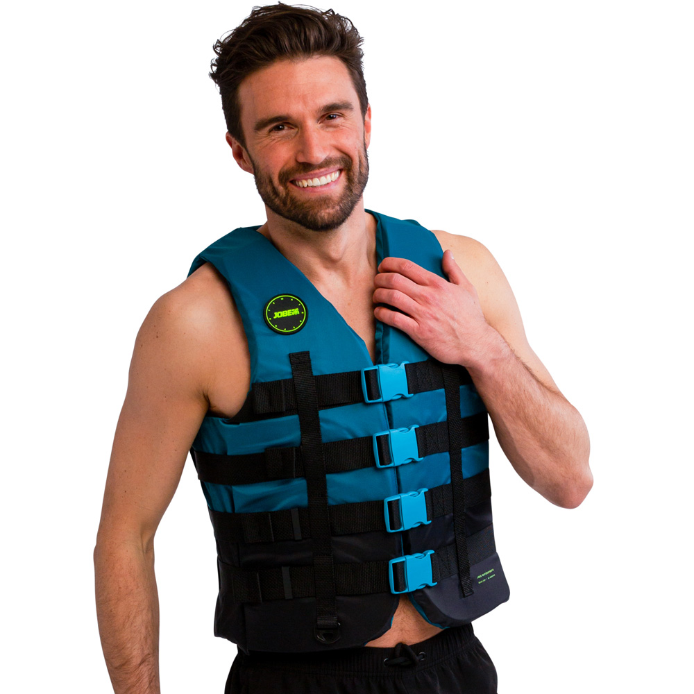 4 Schnallen Schwimmweste Teal