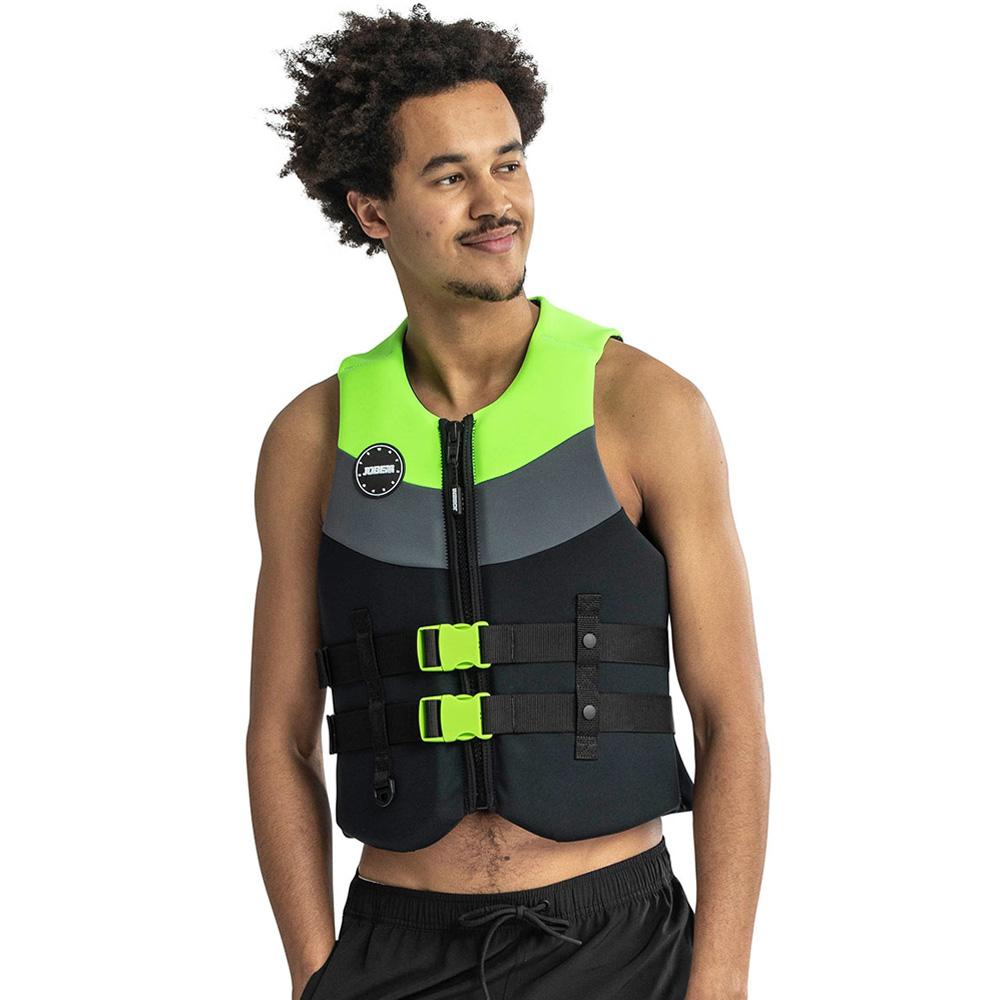 Neopren Herren Schwimmweste Lime Grün