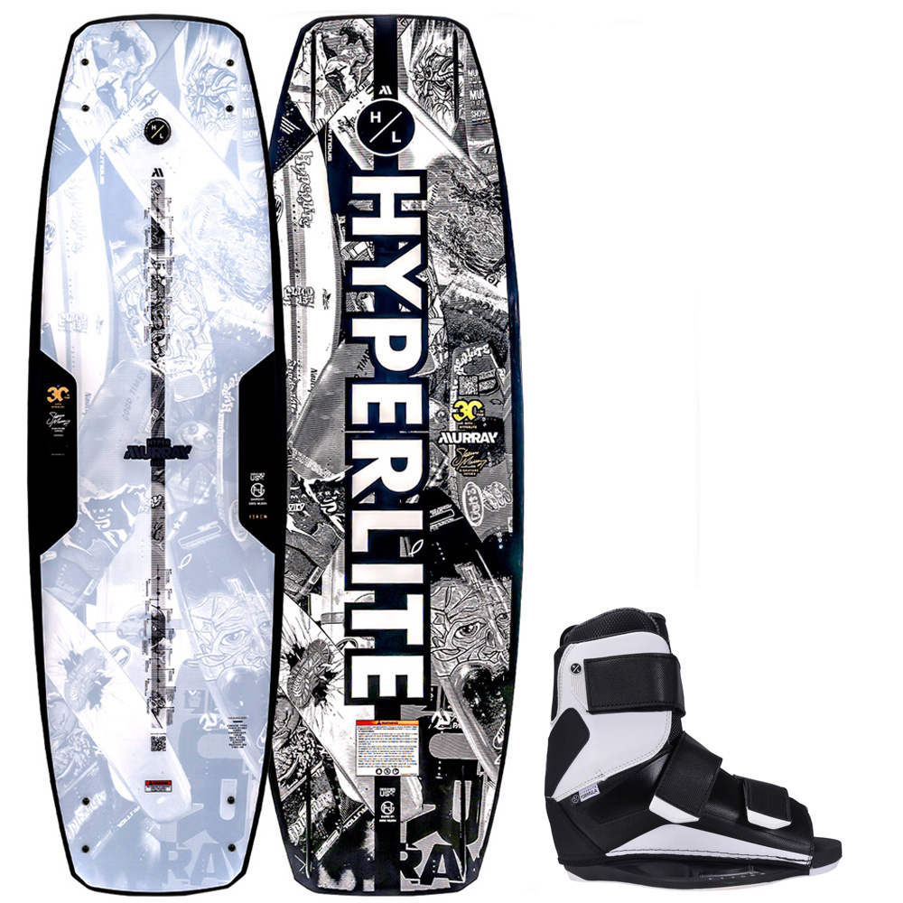 Hyperlite Murray Wakeboard 134 cm mit Formula Bindungen foto 1
