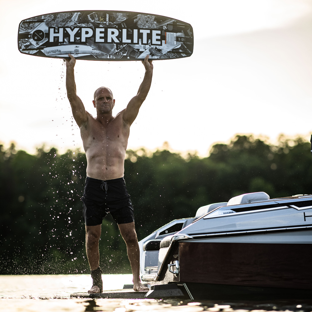 Hyperlite Murray Wakeboard 150 cm mit Formula Bindungen 10