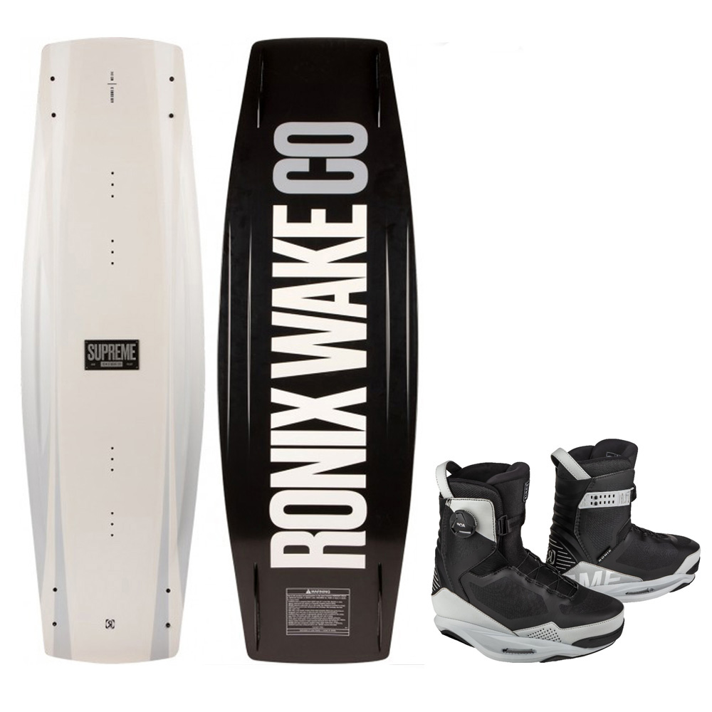Ronix Supreme Wakeboard-Set 141 cm mit Supreme BOA Bindungen foto 1