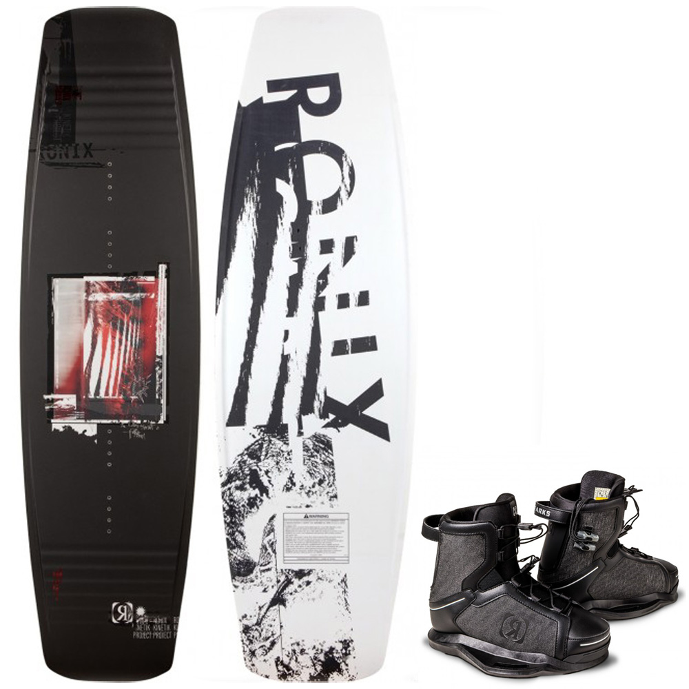 Ronix Kinetik Wakeboard-Set 144 cm mit Parks Bindungen foto 1