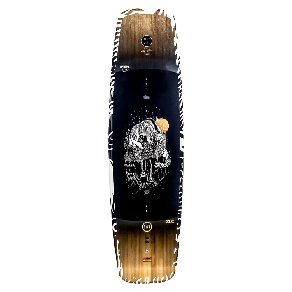 Hyperlite Guara Wakeboard 147 cm mit Zero2 Bindungen 4