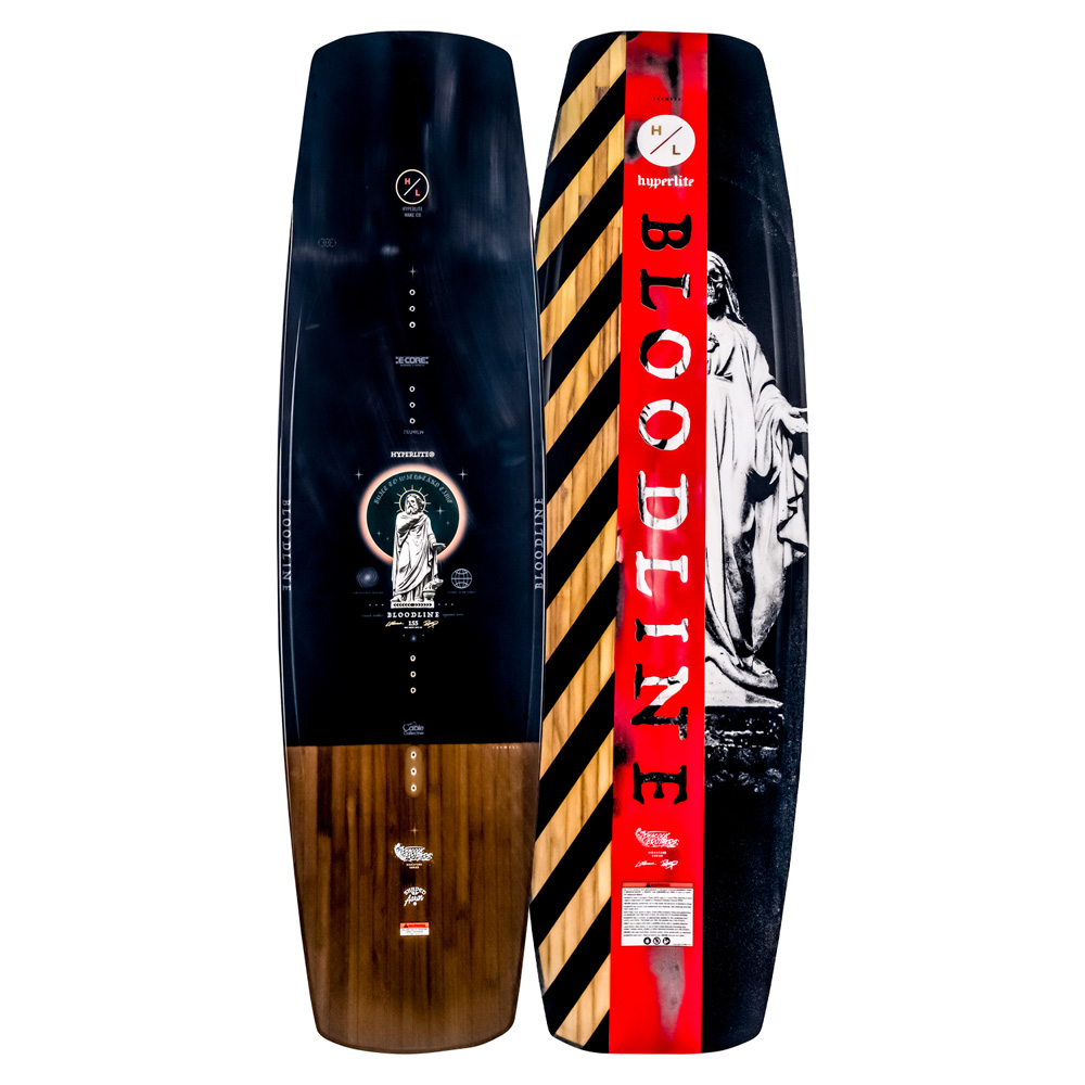 Hyperlite Bloodline Wakeboard 155 cm mit Zero2 Bindungen 2
