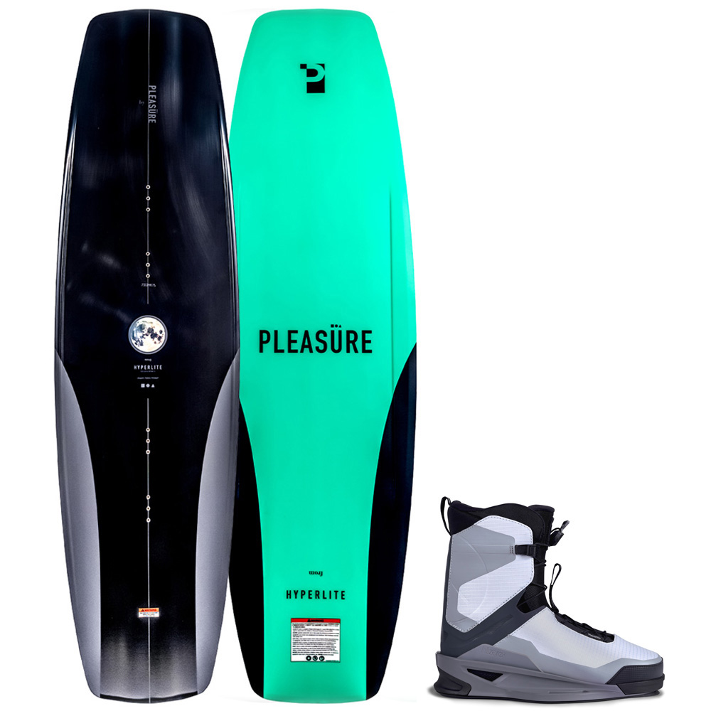 Hyperlite Pleasure Wakeboard 144 cm mit Zero2 Bindungen foto 1