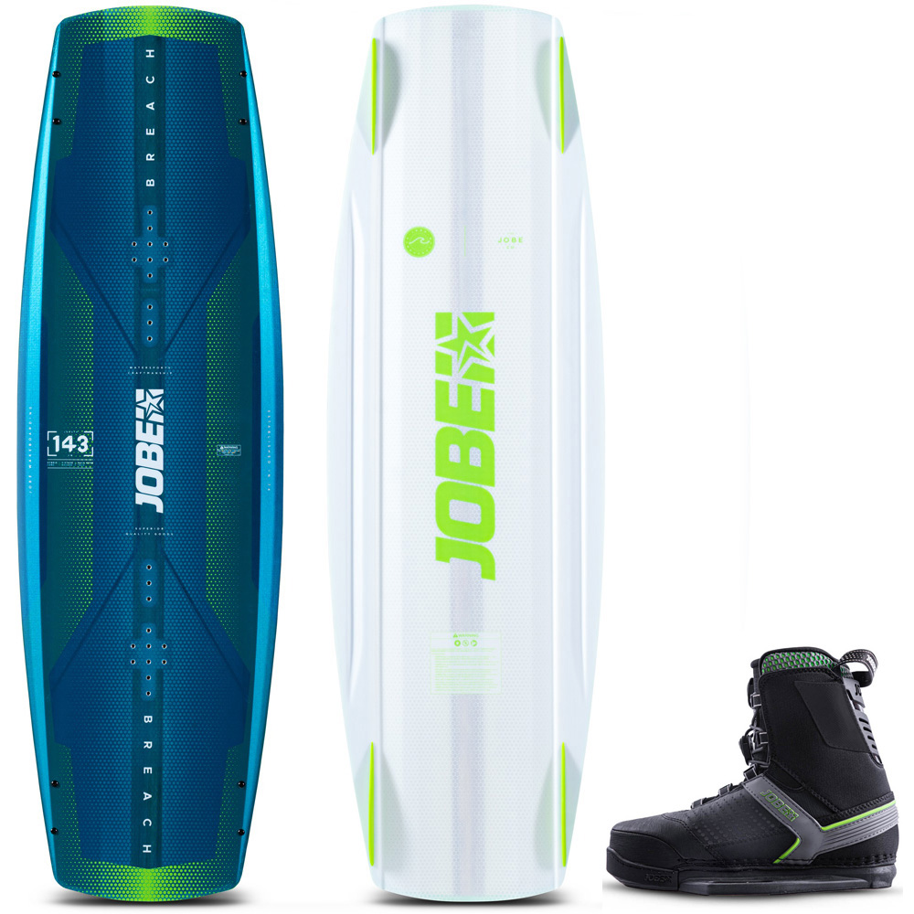 Jobe Breach Wakeboard 139 cm und Charge Bindungen Set 4