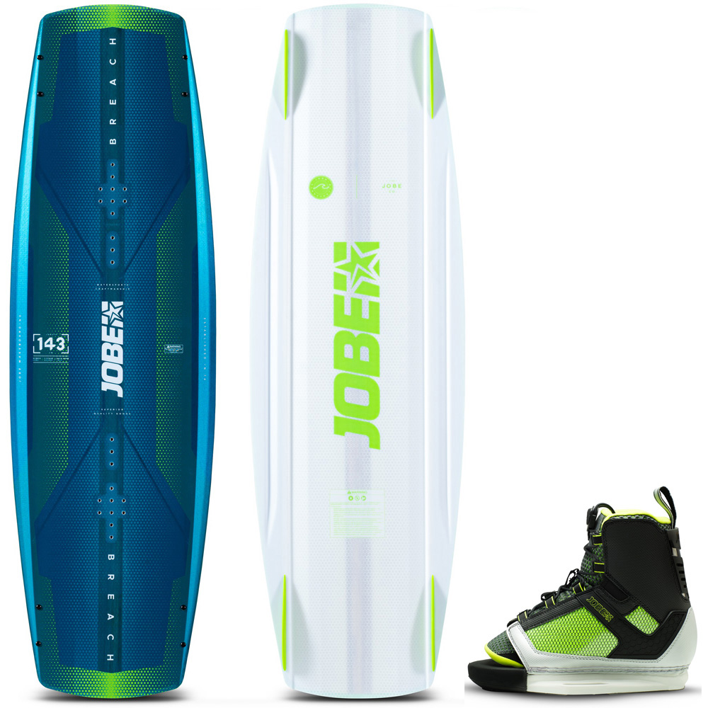 Jobe Breach Wakeboard 139 cm und Republik Bindungsset 4