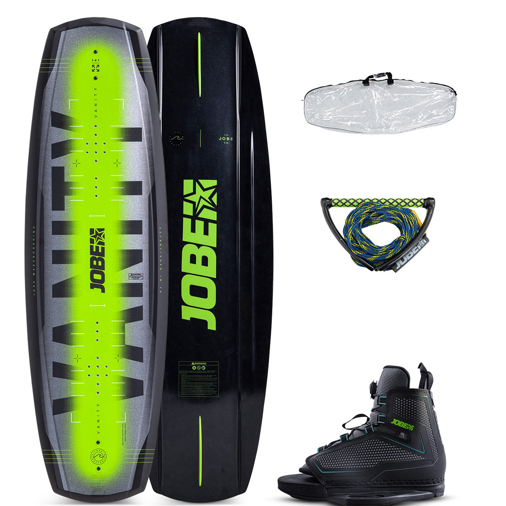 Jobe Vanity Wakeboard-Set 131 cm mit Maze Wakeboard-Bindungen foto 1