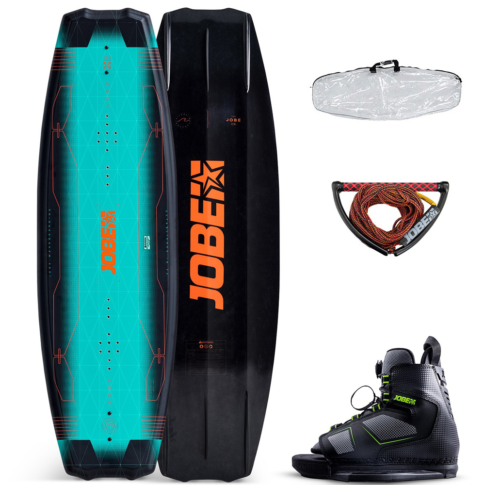 Jobe Logo Wakeboard-Set 138 cm mit Unit Wakeboard-Bindungen foto 1