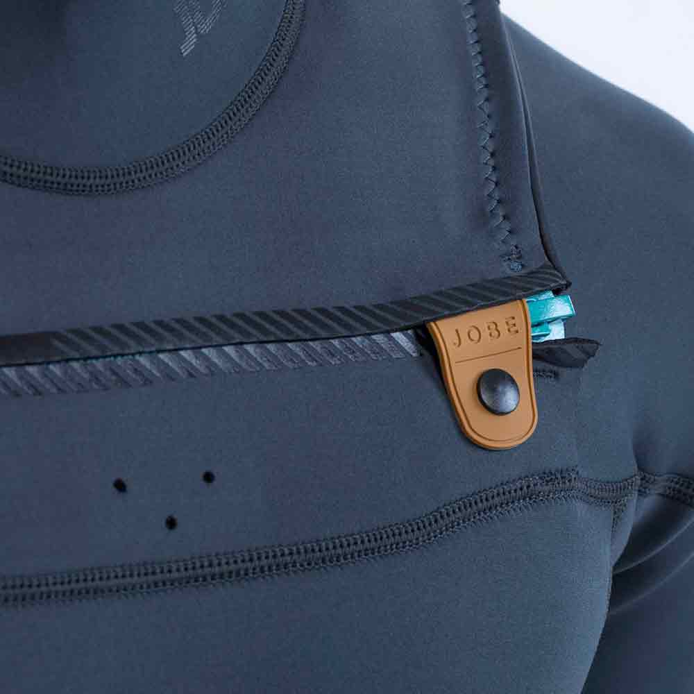 Jobe Perth Shorty Chestzip 3|2MM Herren Neoprenanzug grau 4