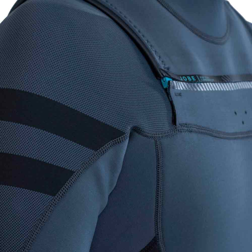 Jobe Perth Shorty Chestzip 3|2MM Herren Neoprenanzug grau 5