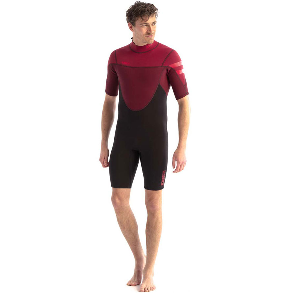 Jobe Perth 3/2mm Herren Shorty Neoprenanzug rot