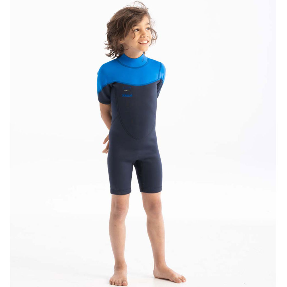 Boston 2mm Shorty Neoprenanzug Kinder blau