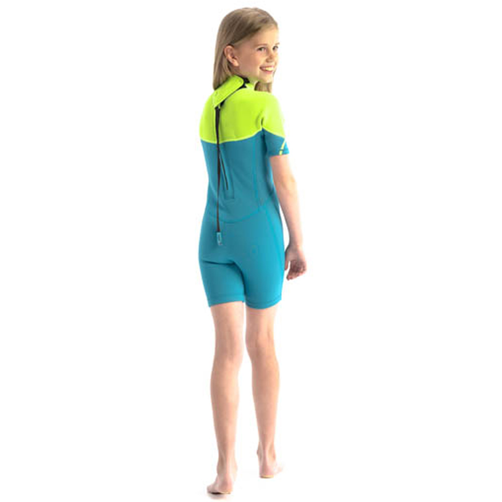 Jobe Boston 2mm Shorty Neoprenanzug Kinder teal 2